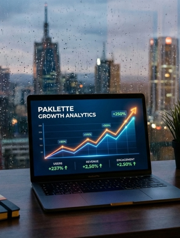 Growth Logic - upward-trending analytics graph
